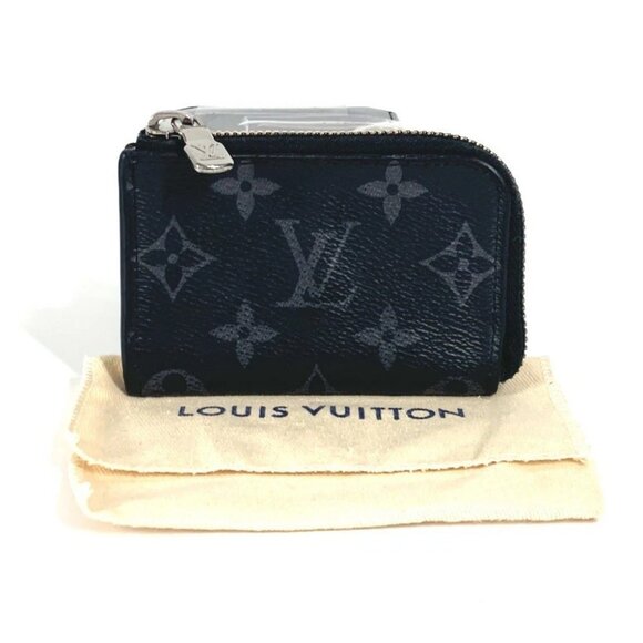 LOUIS VUITTON M63536 MonogramEclipse Portemone Jules Wallet Coin Case coin purse - Picture 11 of 11